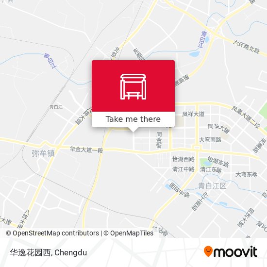 华逸花园西 map