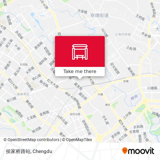 侯家桥路站 map