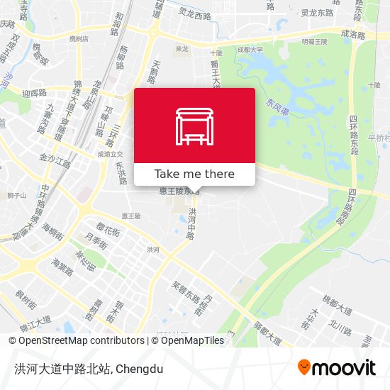 洪河大道中路北站 map