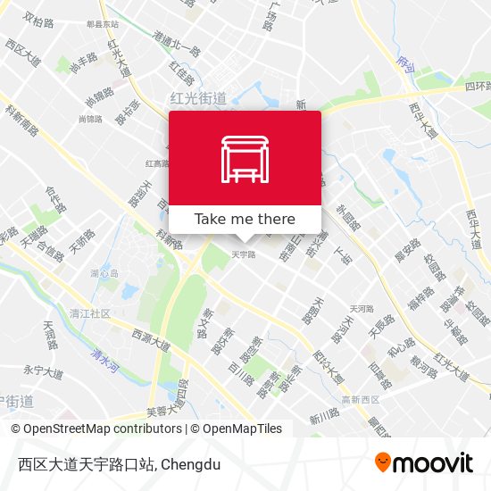 西区大道天宇路口站 map