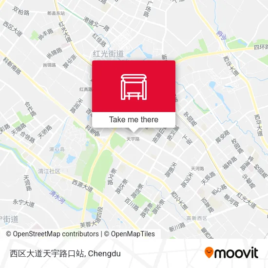 西区大道天宇路口站 map