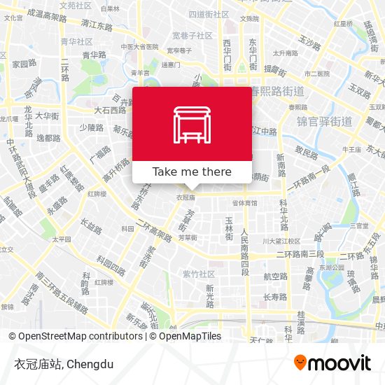 衣冠庙站 map