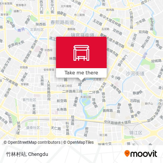 竹林村站 map