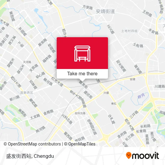 盛发街西站 map