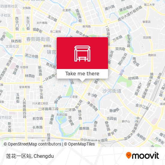 莲花一区站 map
