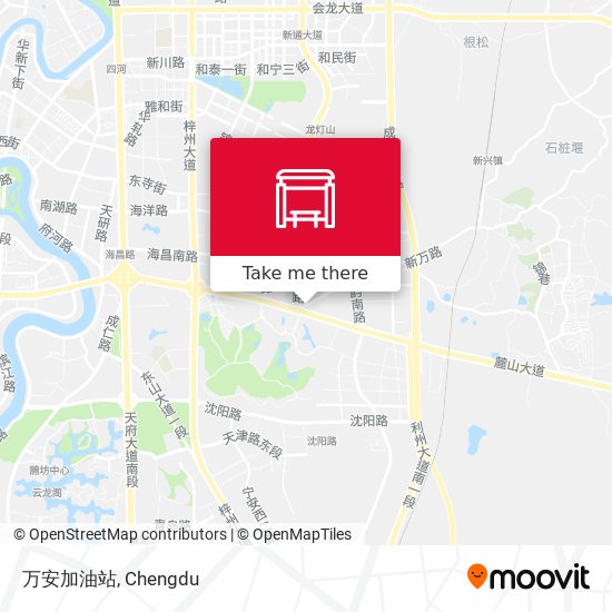 万安加油站 map