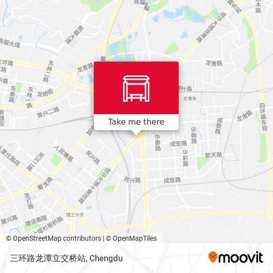 三环路龙潭立交桥站 map