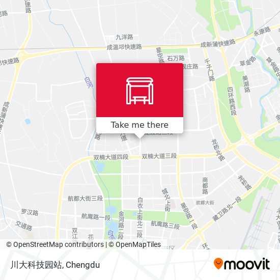 川大科技园站 map