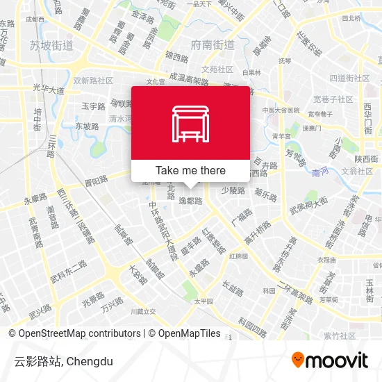 云影路站 map