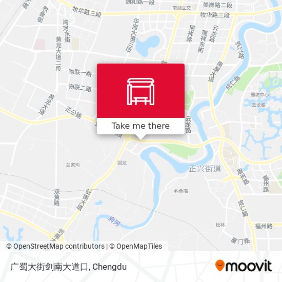 广蜀大街剑南大道口 map