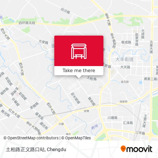 土柏路正义路口站 map