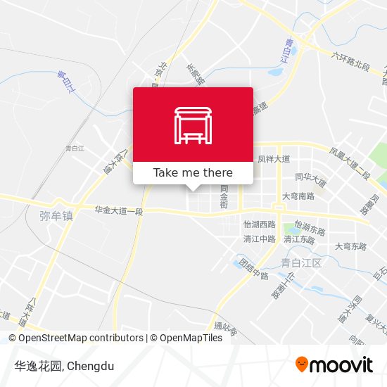 华逸花园 map