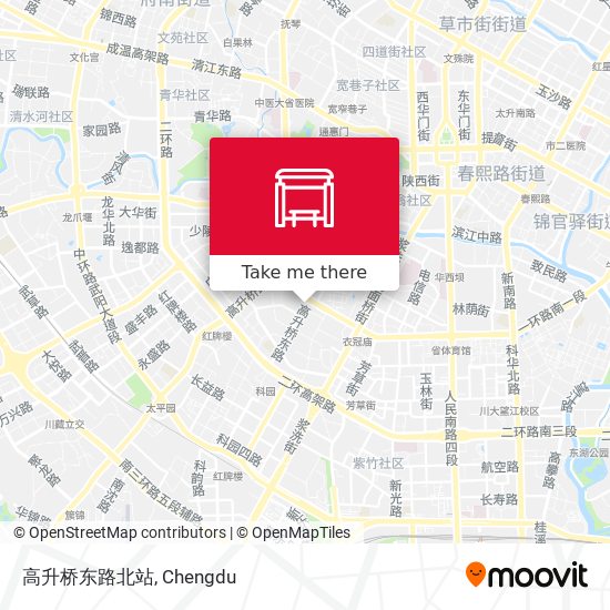高升桥东路北站 map