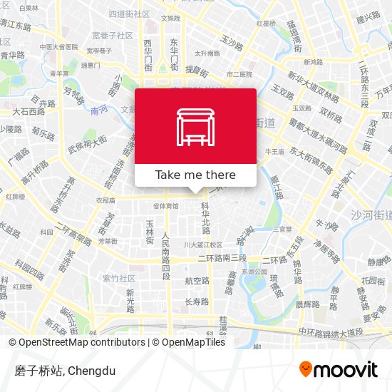 磨子桥站 map