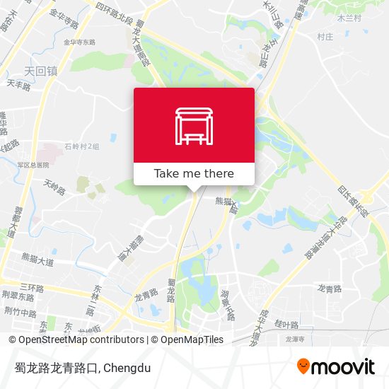 蜀龙路龙青路口 map