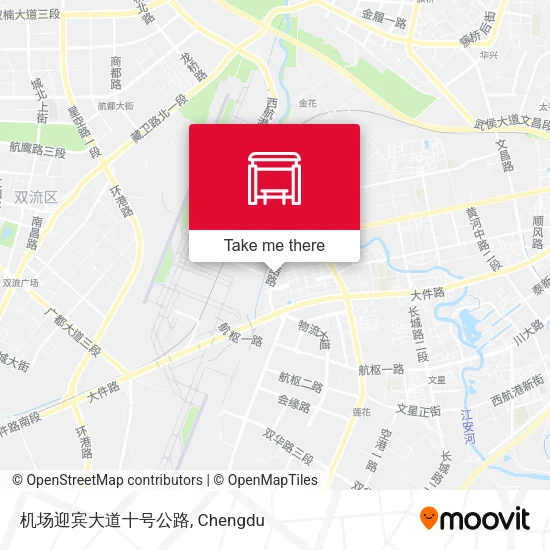 机场迎宾大道十号公路 map