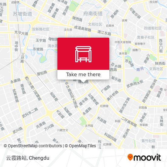 云霞路站 map