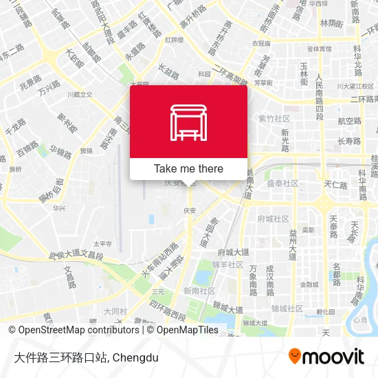 大件路三环路口站 map