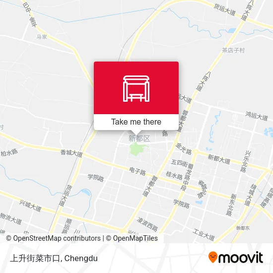 上升街菜市口 map