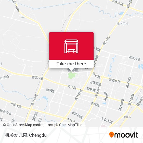 机关幼儿园 map