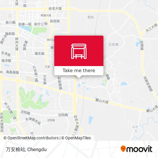 万安粮站 map