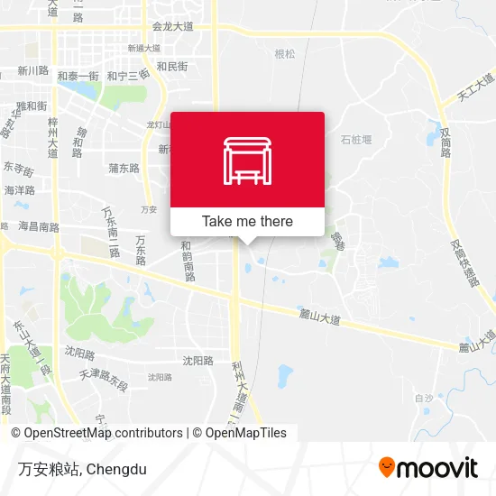 万安粮站 map