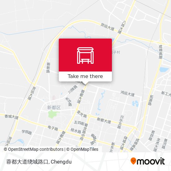 蓉都大道绕城路口 map