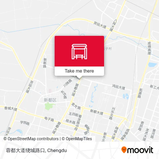 蓉都大道绕城路口 map