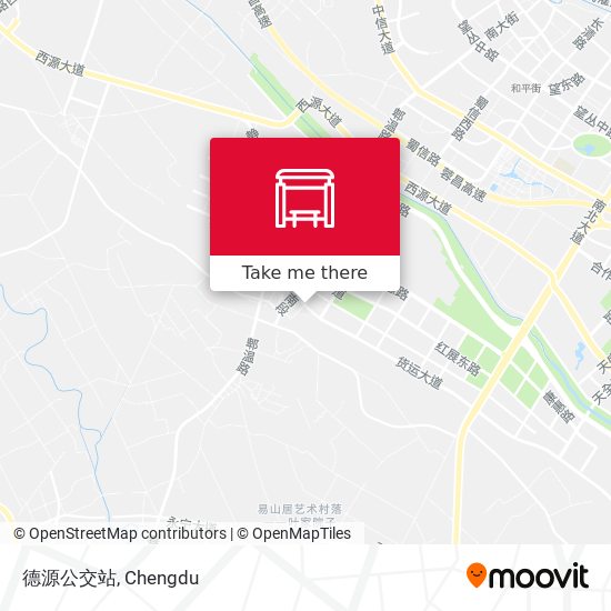 德源公交站 map