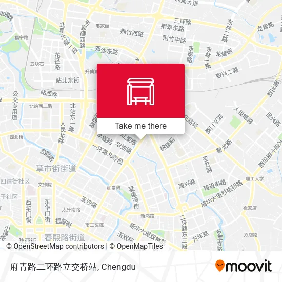 府青路二环路立交桥站 map