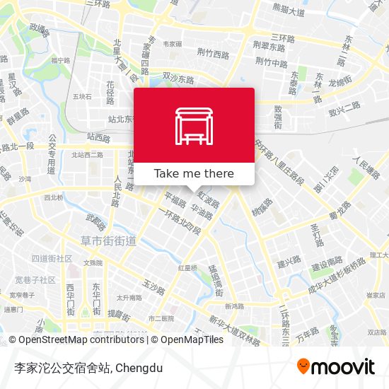 李家沱公交宿舍站 map