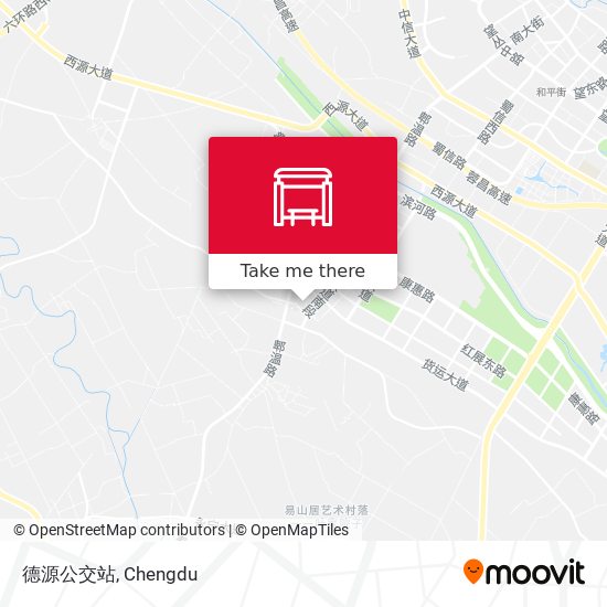德源公交站 map