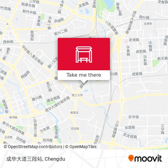 成华大道三段站 map