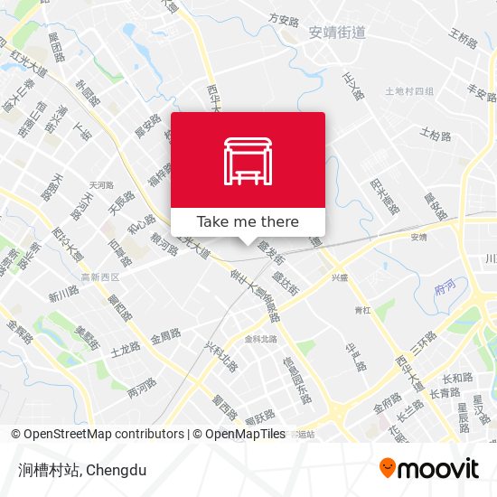 涧槽村站 map