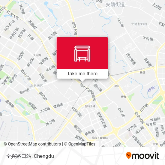 全兴路口站 map
