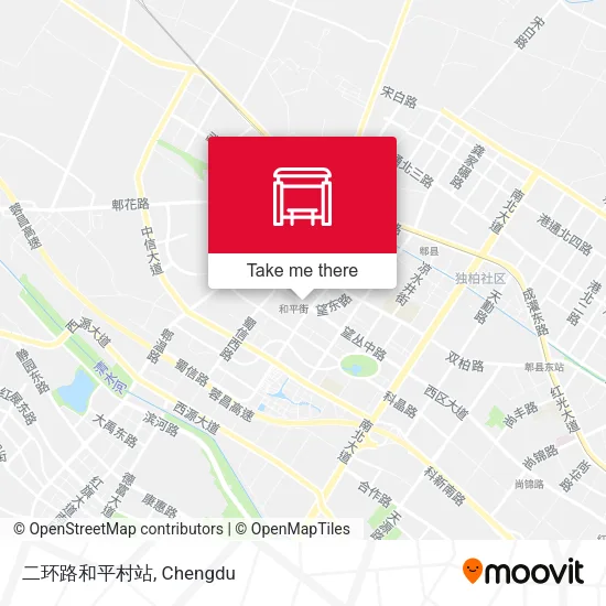 二环路和平村站 map