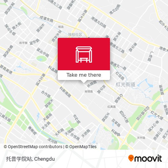 托普学院站 map