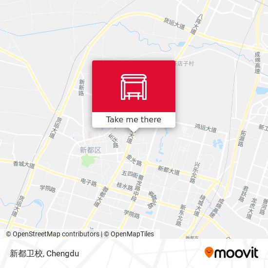新都卫校 map