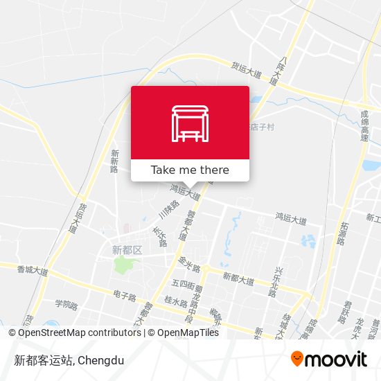 新都客运站 map