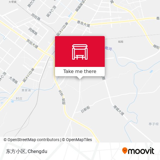 东方小区 map