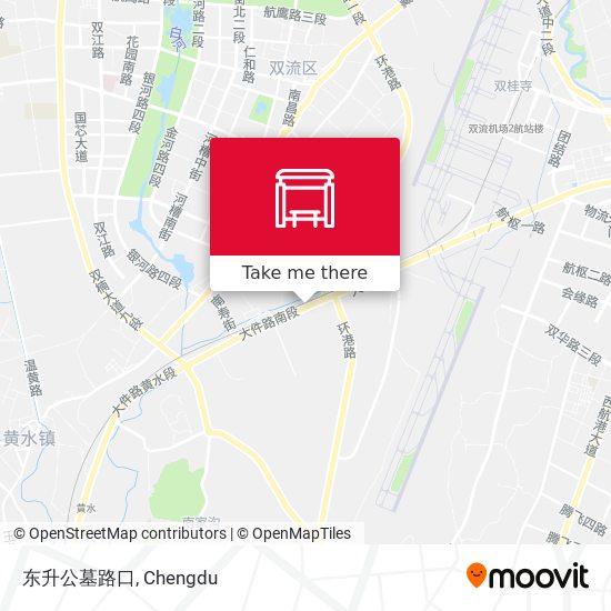 东升公墓路口 map