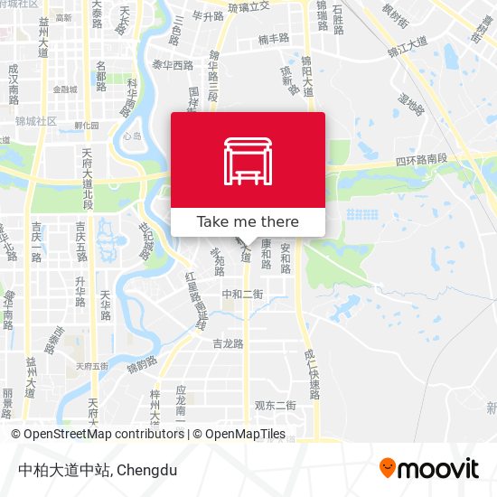 中柏大道中站 map