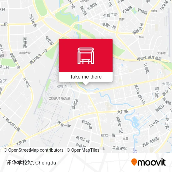 译华学校站 map
