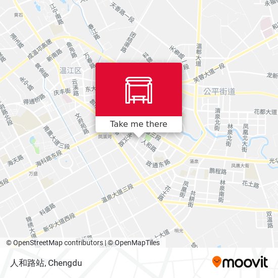人和路站 map