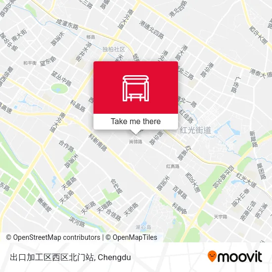 出口加工区西区北门站 map