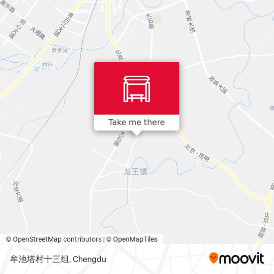 牟池塔村十三组 map