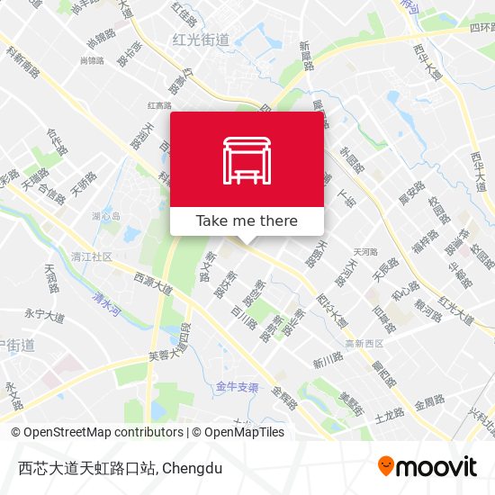 西芯大道天虹路口站 map