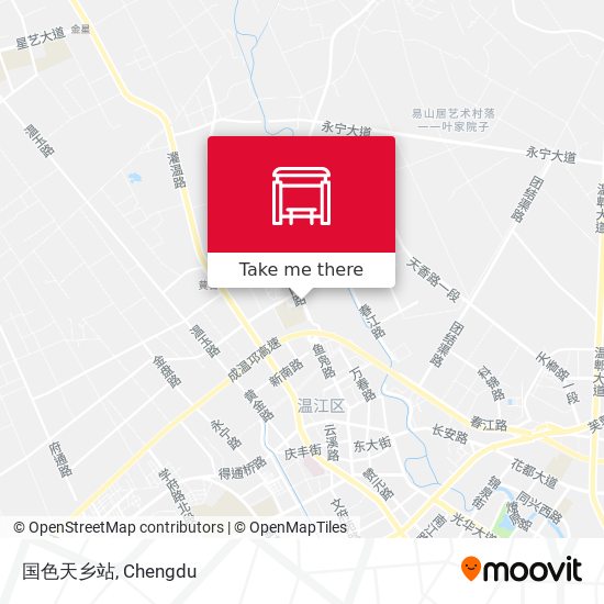 国色天乡站 map