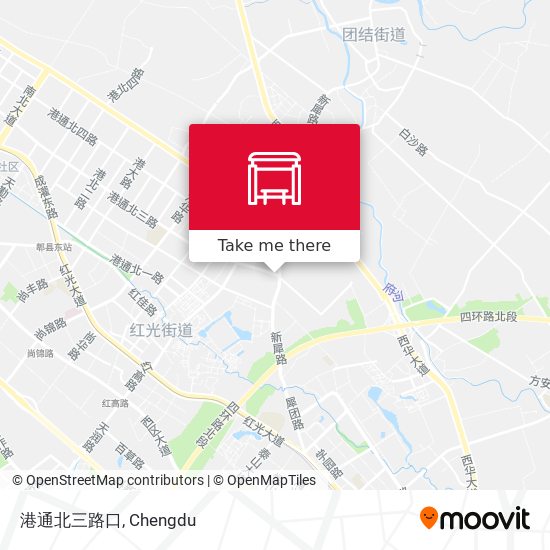 港通北三路口 map