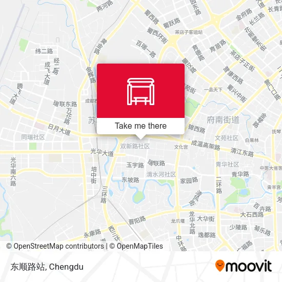 东顺路站 map